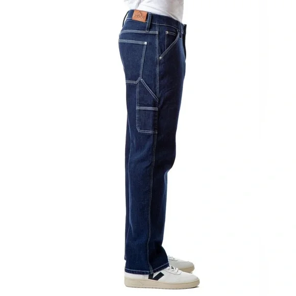 Jordache Vintage Men's Dark Wash Carpenter Jeans in 34 x 32 - Picture 2 of 7